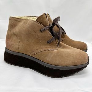 OTBT Wander Otter Brown Suede Boots Women Size 10